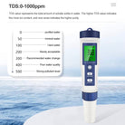 Aquarius Water 5 in 1 TDS EC PH Salinity Temperature Digital Water Quality Tester - Alkaline World