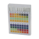 Aquarius Water pH test strips for saliva and urine, 100 strips, showing color comparison chart for pH level testing.
