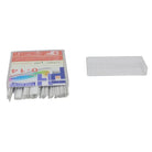 Aquarius Water pH test strips for saliva and urine, 100 strips, with color chart for pH level testing in a pack.
