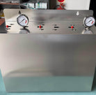 Aquarius Water Whole House Triple System 10x4.5 inch stainless steel cover for water filtration system.