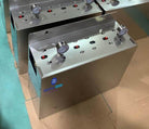 Whole House Triple System 10x4.5 Stainless Steel Cover by Aquarius Water, durable and sleek for water filtration systems