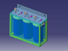 Aquarius Water Whole House Triple System 10x4.5 stainless steel cover installed on the filtration system.