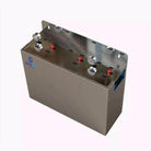 Aquarius Water Whole House Triple System 10x4.5-inch stainless steel cover for filtration system.