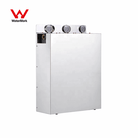 Aquarius Whole House Triple System Stainless Steel Cover 20" x 4.5" with three filtration stages for clean water.