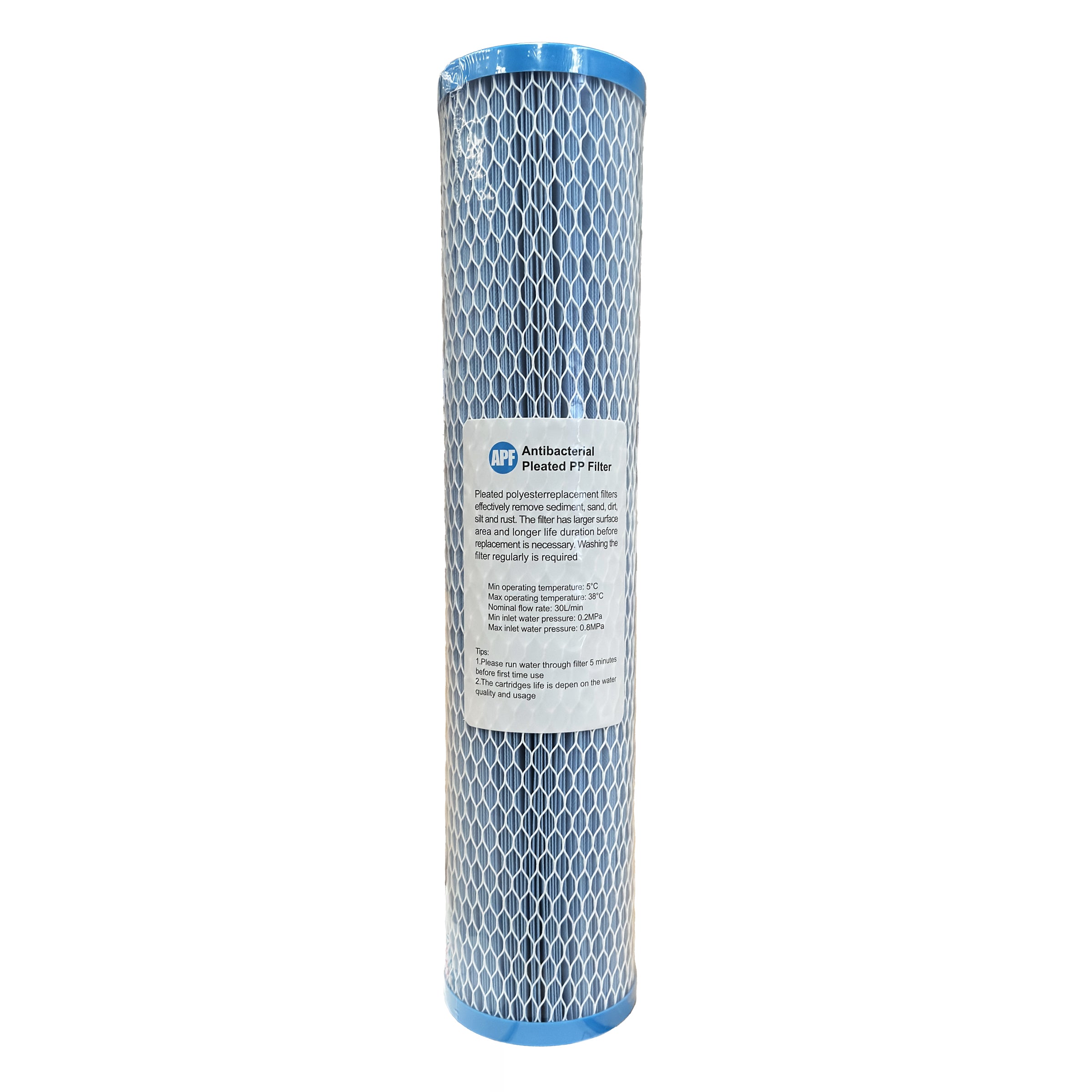 Aquarius Whole House Triple System Stainless Steel Cover 20" x 4.5" - Alkaline World