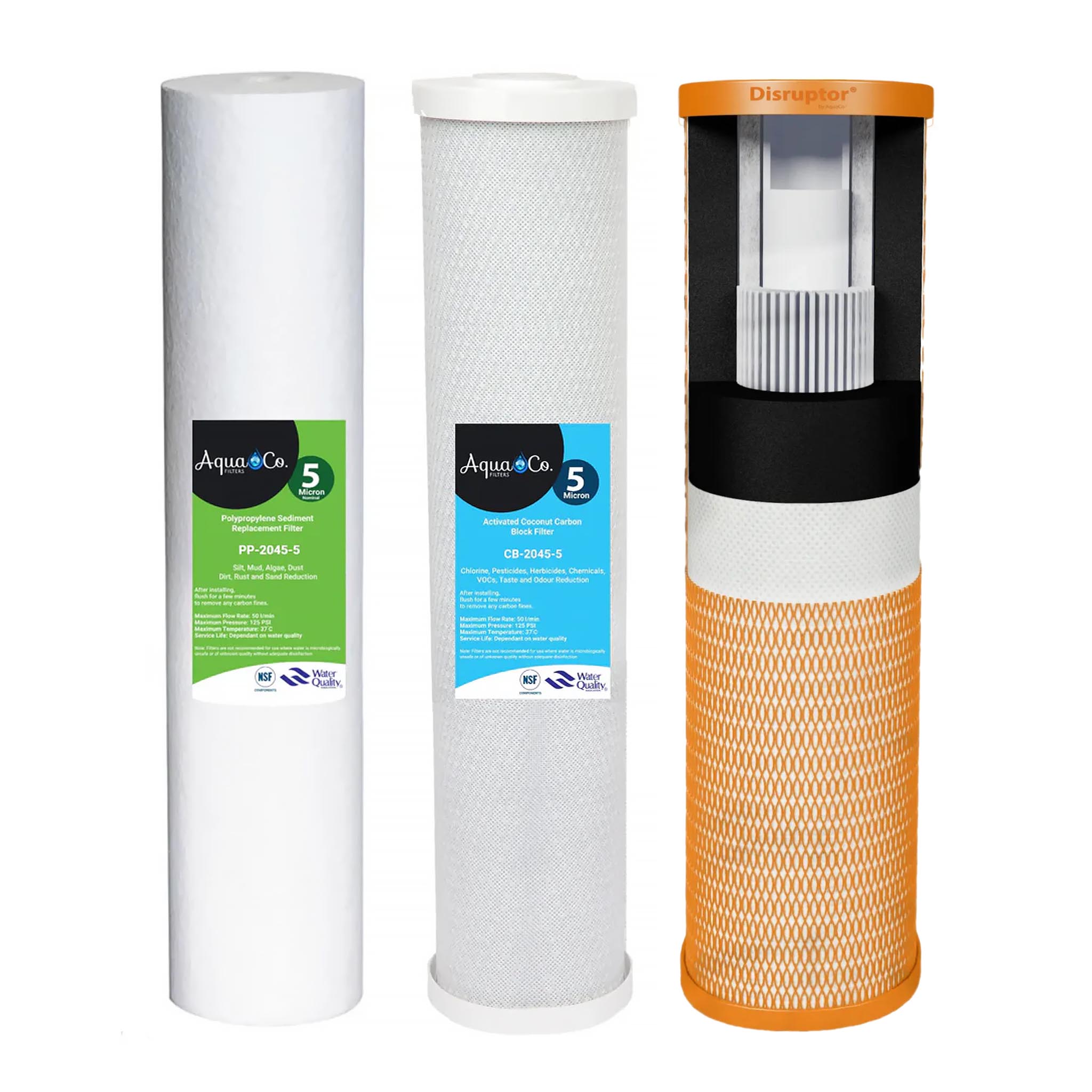 Aquarius Whole House Triple System Stainless Steel Cover 20" x 4.5" - Alkaline World