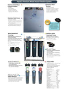 Aquarius Water Whole House UF20 Pack water filter system with multiple filter units for clean, filtered water throughout the home.