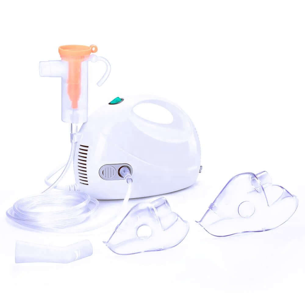 Aquarius Wellness professional compressor ultrasonic air inhaler and nano sprayer for respiratory therapy and humidification.