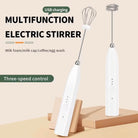 Aquarius Wellness USB Hand Held Rechargeable Electric Smoothie Mixer for blending beverages and soups.
