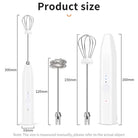 Aquarius Wellness USB rechargeable electric handheld smoothie mixer for quick, convenient blending of smoothies and shakes.
