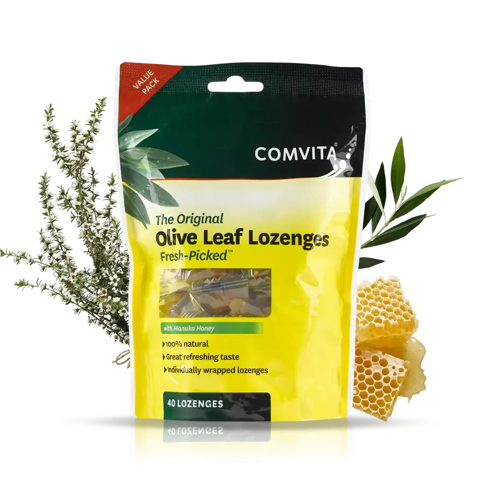Comvita Olive Leaf Lozenges 40 Lozenges - Alkaline World