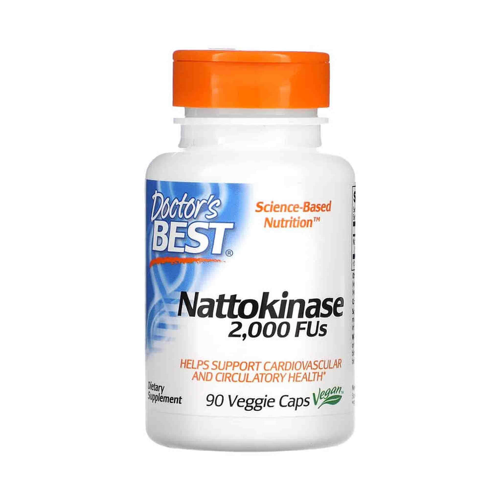 Doctor's Best, Nattokinase, 2,000 FUs, 90 Veggie Caps - Alkaline World