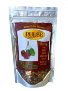 Don Tolman Cherry Pulse supplement bottle with label, showing the product name and brand on a white background.