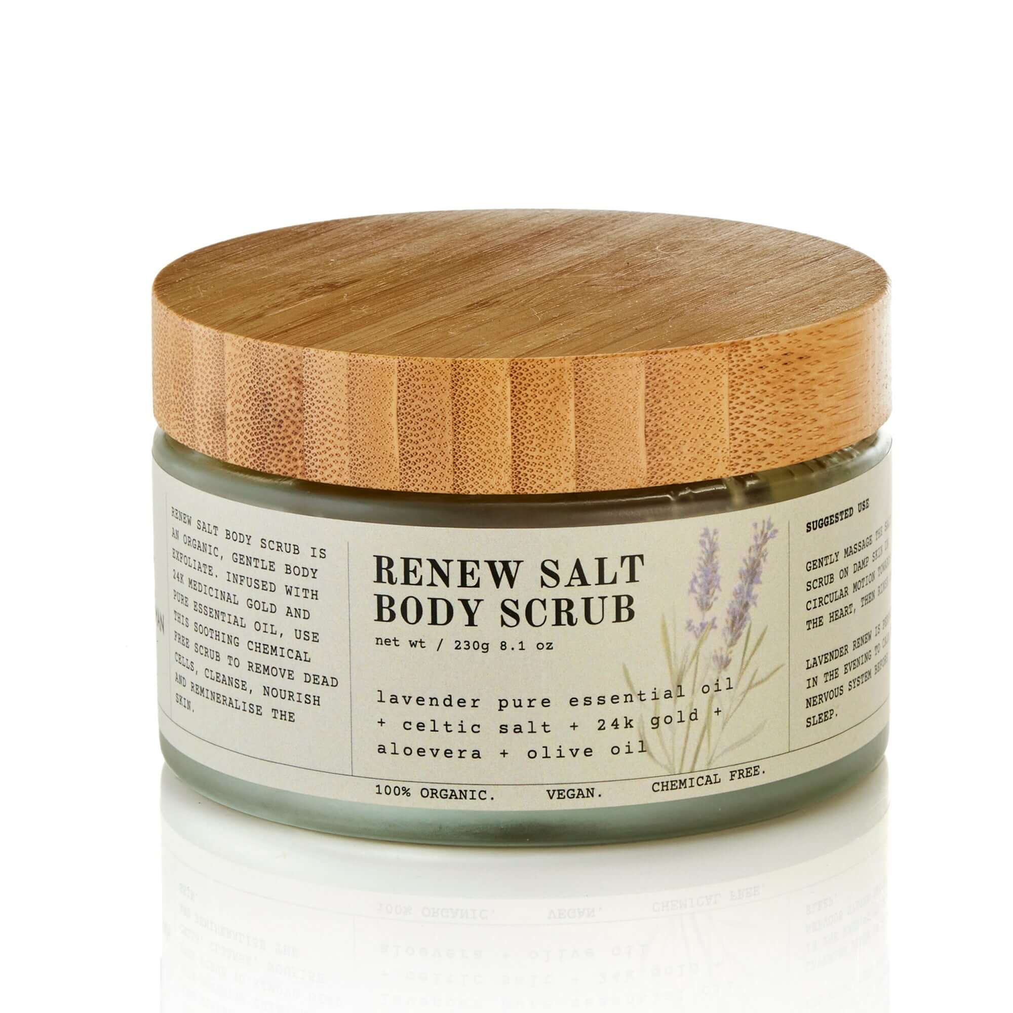 Don Tolman Renew Salt Scrub Lavender Scent - Alkaline World