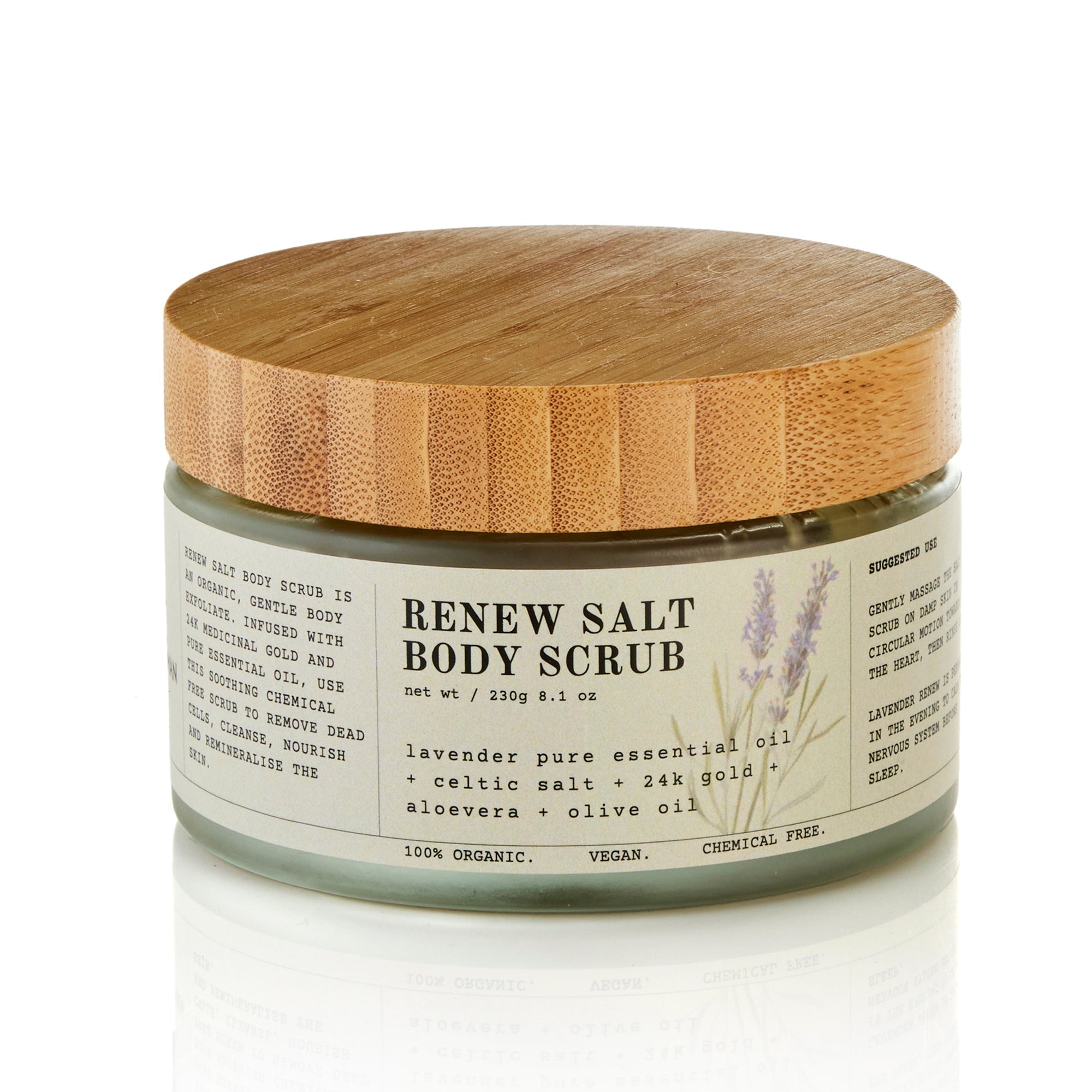 Don Tolman Renew Salt Scrub Lavender Scent - Alkaline World