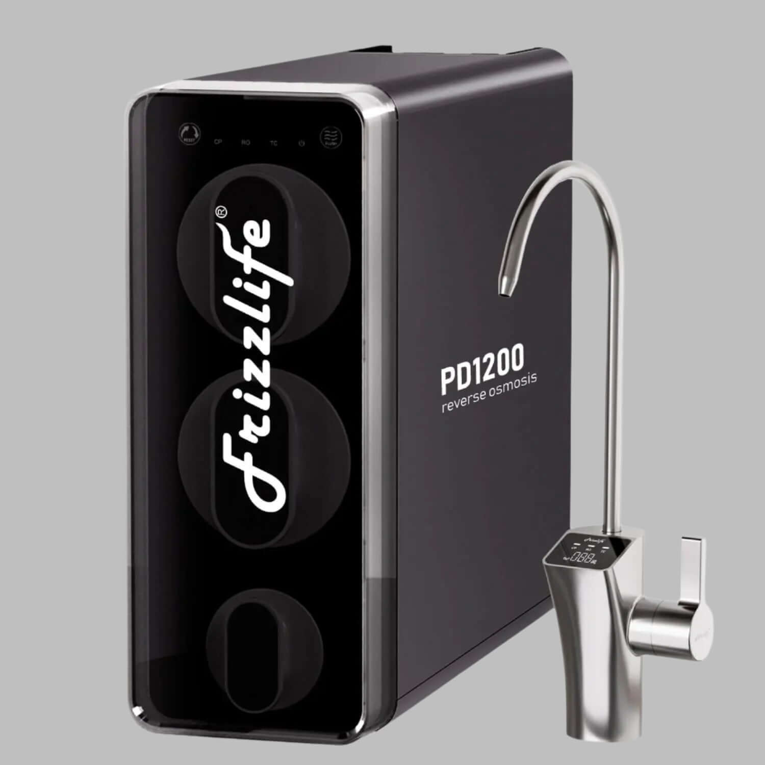 Frizzlife PD1200 Tankless 11-Stage RO Reverse Osmosis Water Filtration System Frizzlife