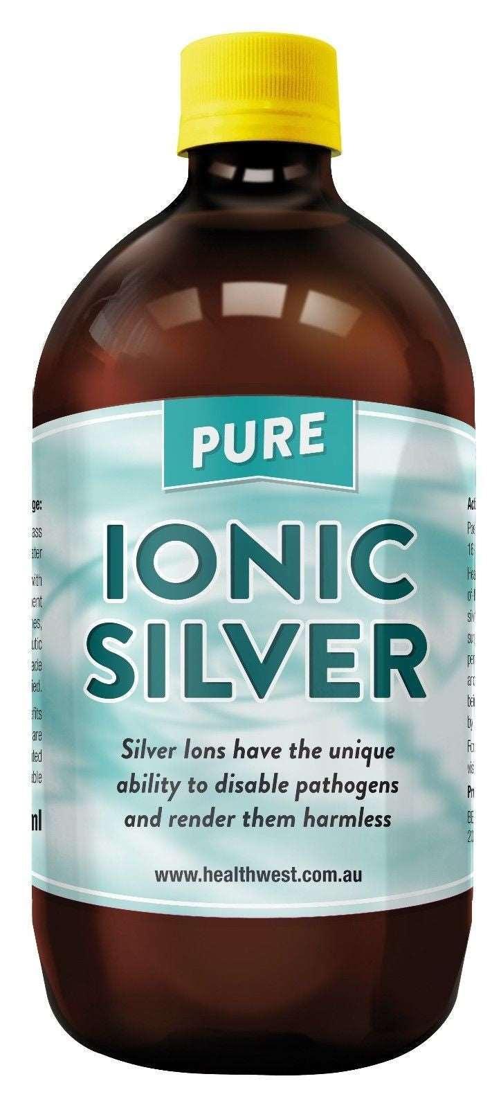 Healthwest Ionic Silver 500ml - Alkaline World