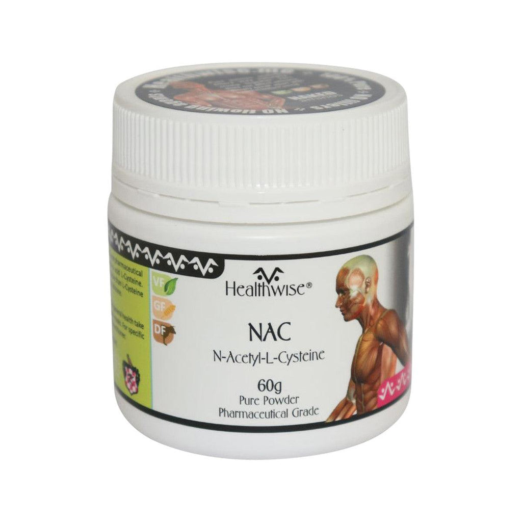 Healthwise NAC (N-Acetyl-L-Cysteine) 60g - Alkaline World