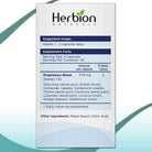 Herbion Naturals Memory Support multivitamin capsules in a bottle, designed to boost cognitive health and memory.