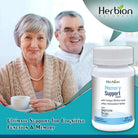 Herbion Naturals Memory Support multivitamin capsules in a bottle, designed to boost memory and cognitive health.