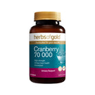 Herbs of Gold Cranberry 70 000 50t - Alkaline World