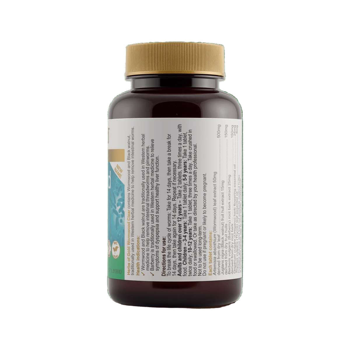 Herbs of Gold Wormwood Clear 84T - Alkaline World