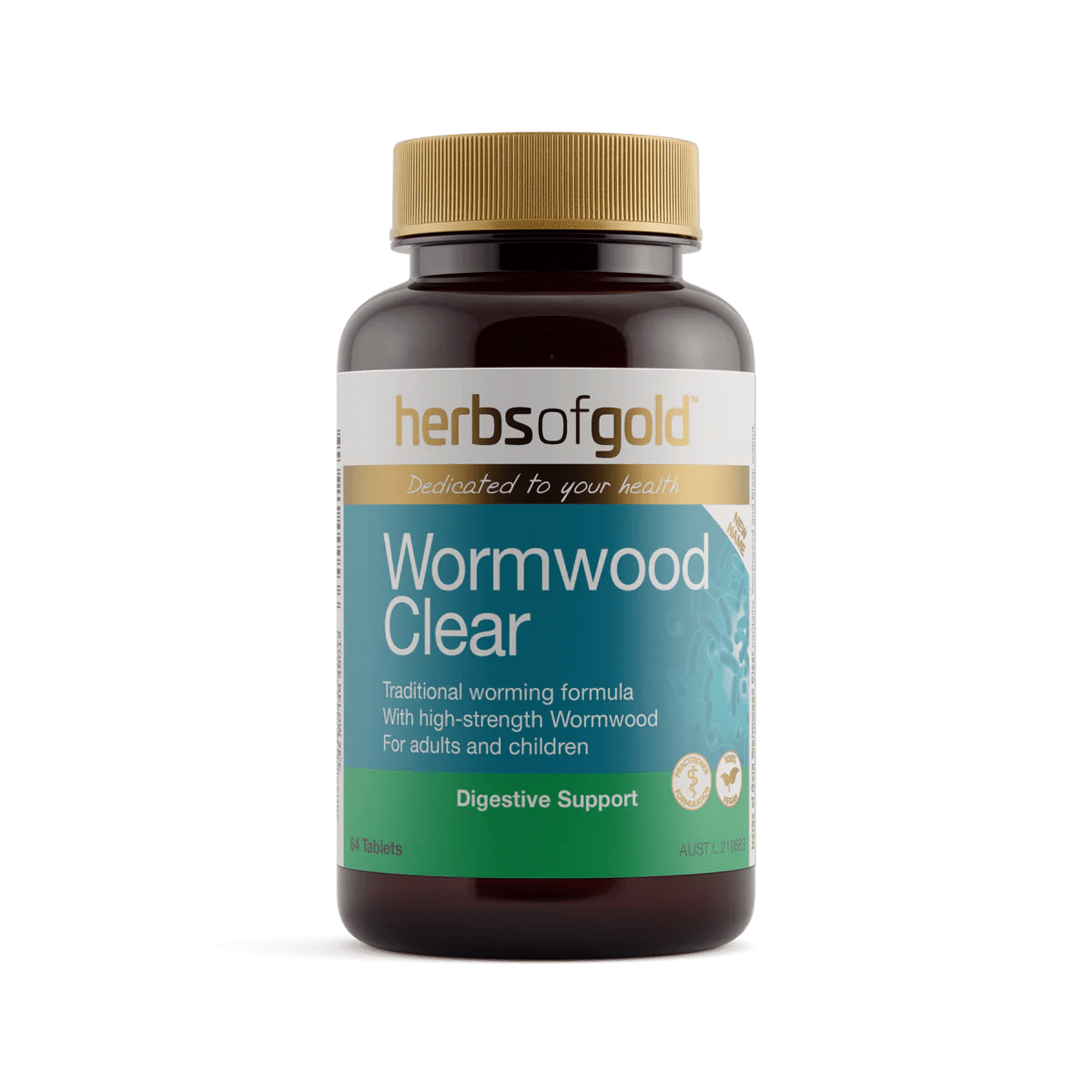 Herbs of Gold Wormwood Clear 84T - Alkaline World