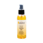 Pure Australian Jojoba Oil by Just Jojoba Australia in a 125ml bottle, showcasing the clear, golden oil in a sleek container.