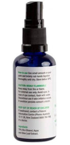 Kuvings Ethical Balance hand sanitiser bottle with clear label and pump dispenser on a neutral background.