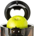 Kuvings EVO820 Evolution Cold Press Juicer in gunmetal grey, sleek home appliance for fresh fruit and vegetable juice extraction.