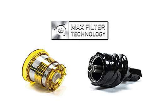 Kuvings EVO820 Evolution Cold Press Juicer in gun metal grey, sleek home appliance for fresh juice extraction.