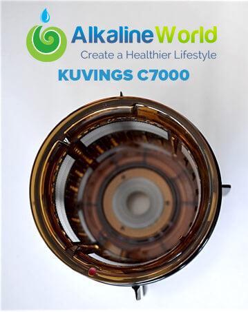 Kuvings C7000 Strainer for Kuvings home appliances, showing a close-up of the durable, easy-to-use juicer strainer component.