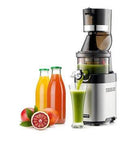 Kuvings CS600 Chef Cold Press Juicer in sleek kitchen setting, showcasing its professional-grade design and user-friendly features.