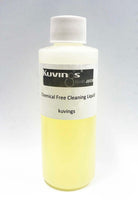 Kuvings Juicer Soap, chemical-free cleaning solution for Kuvings juicers, in a clear bottle with a pump dispenser.