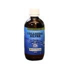 Bottle of Medicines From Nature Ultimate Colloidal Silver 200PPM 200ml, clear liquid with silver-colored label.