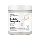 Melrose FutureLab Cellular Longevity vitamins and supplements bottle with 30 softgels, designed to support cellular health and longevity.