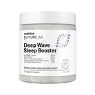 Melrose FutureLab Deep Wave Sleep Booster supplement bottle with 30 vegetarian capsules, designed to support restful sleep.