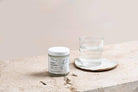 Melrose FutureLab NAD+ Booster 30vc bottle of vitamins and supplements with orange and white label on white background