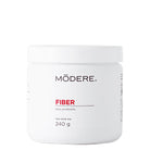 Modere Fibre supplement container with label, showcasing the Modere brand and product name for digestive health support.