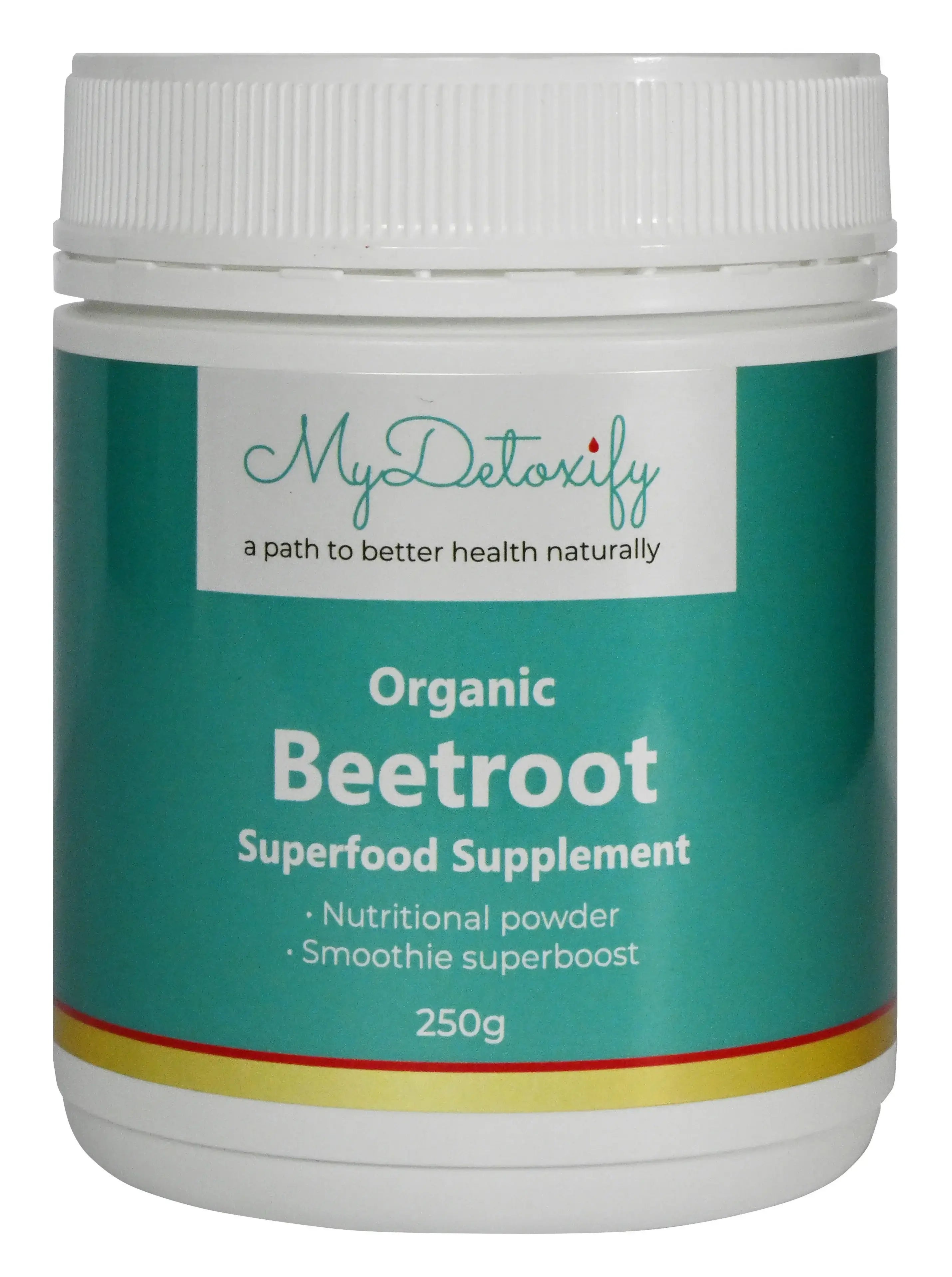 MyDetoxify Organic Beetroot powder 250g - Alkaline World