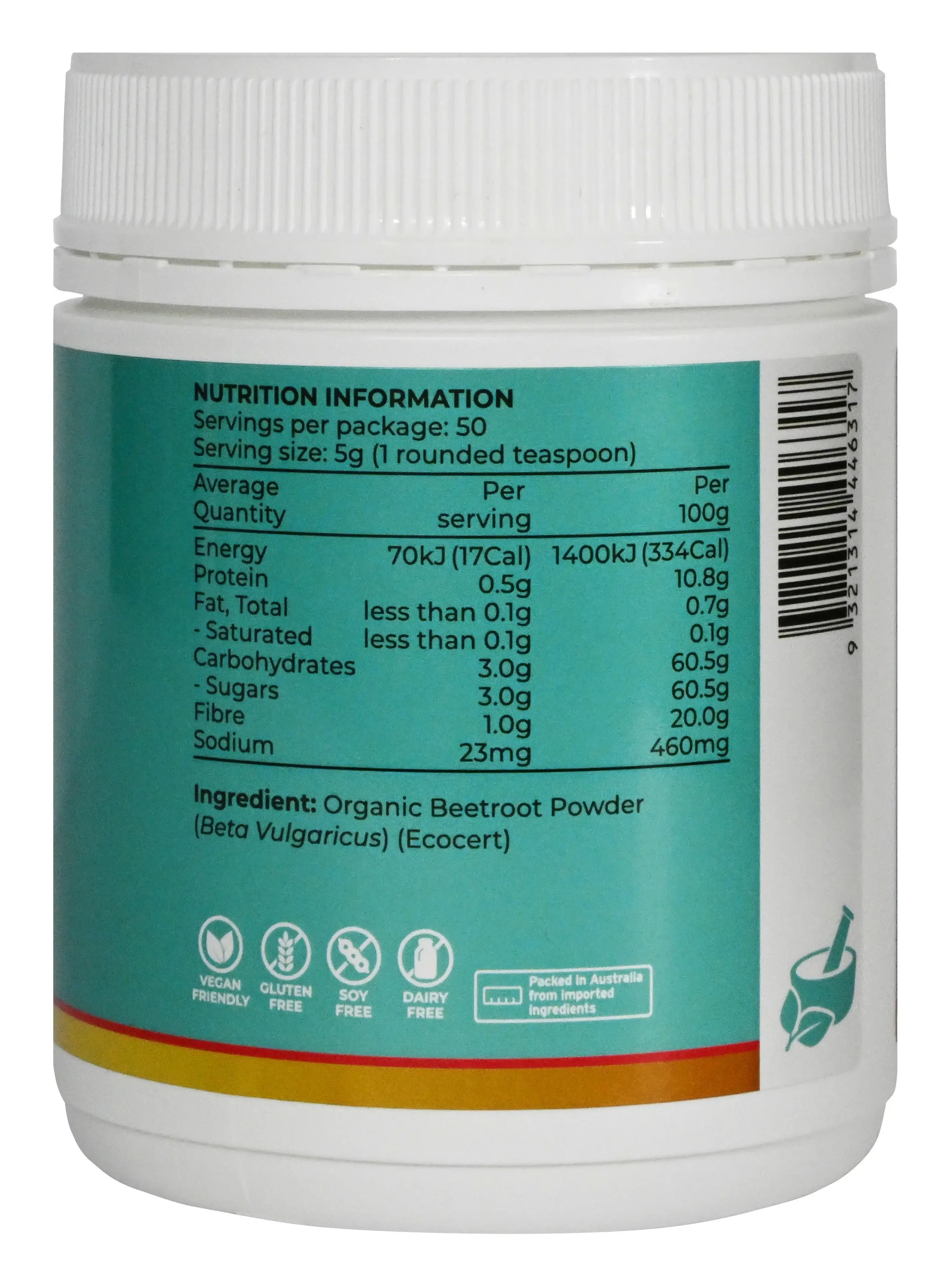 MyDetoxify Organic Beetroot powder 250g - Alkaline World