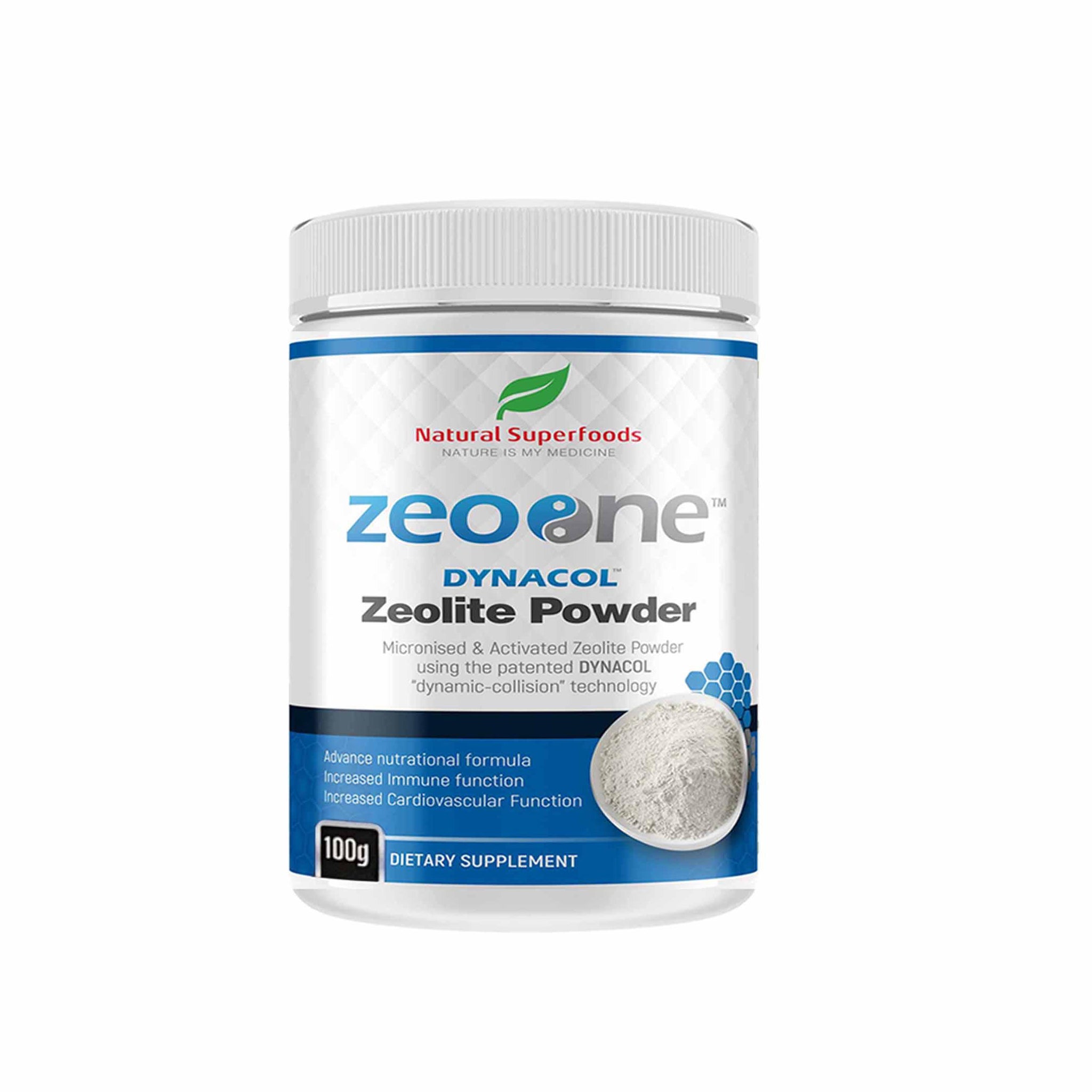 ZeoOne Zeolite Powder 100g - Alkaline World