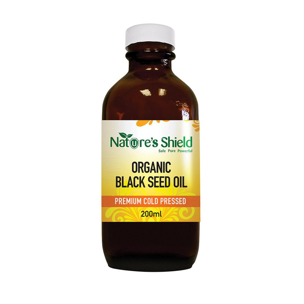 Nature's Shield Organic Black Seed Oil 200ml - Alkaline World