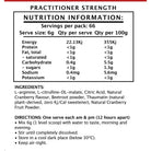 NIOX HEALTH Nitric Oxide Infusion Cranberry 400g container, natural supplement for nitric oxide support with cranberry flavor.