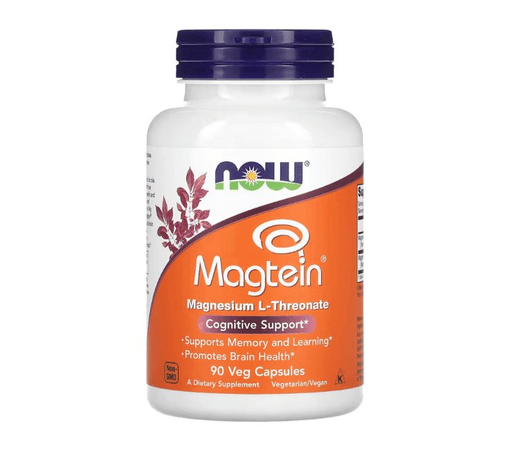 NOW Foods, Magtein, Magnesium L-Threonate, 90 Veg Capsules - Alkaline World