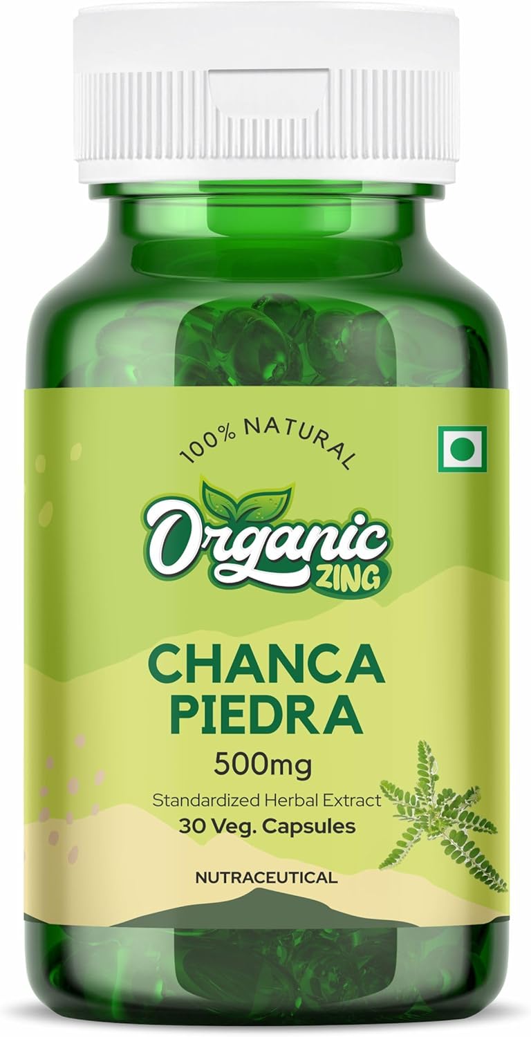 Organic Zing Chanca Piedra 500mg - 30 Caps - Alkaline World