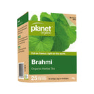 Planet Organic Organic Brahmi Herbal Tea x 25 Tea Bags - Alkaline World