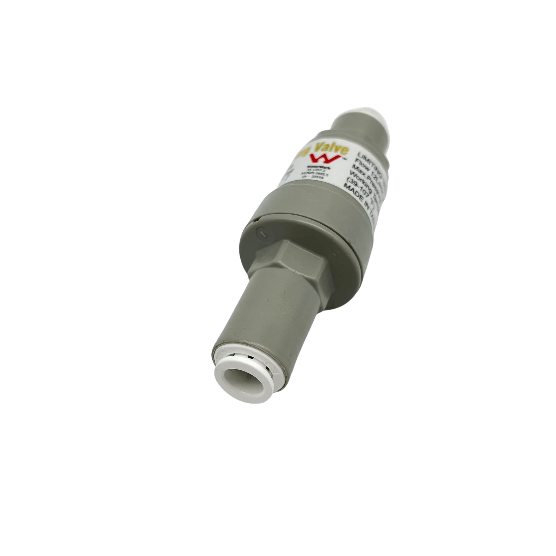 Pressure Limiting protection Valve With Dual Check Valve 1/4" Quick OD, 50 psi - Alkaline World