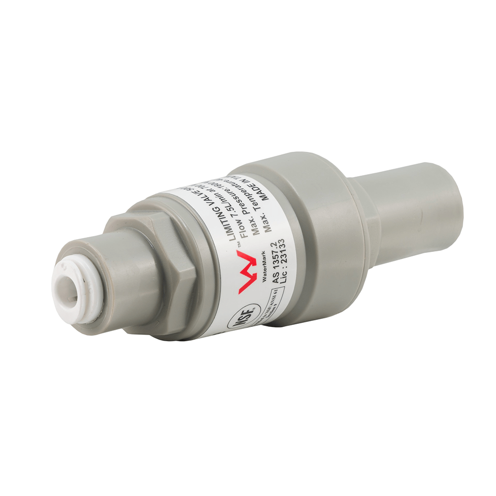 Pressure Limiting protection Valve With Dual Check Valve 1/4" Quick OD, 50 psi - Alkaline World