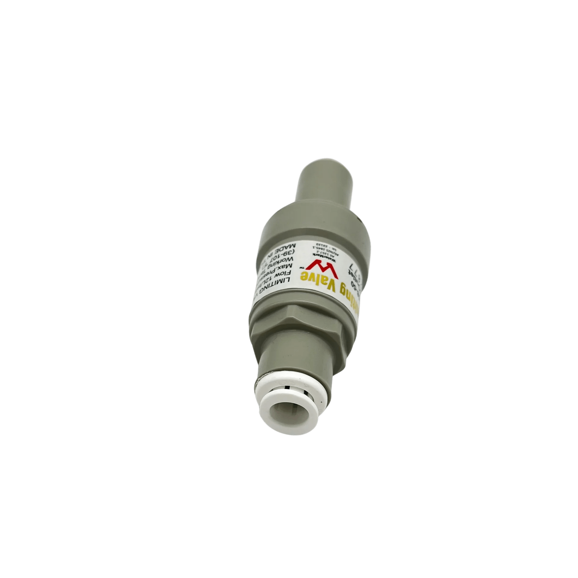Pressure Limiting protection Valve With Dual Check Valve 1/4" Quick OD, 50 psi - Alkaline World